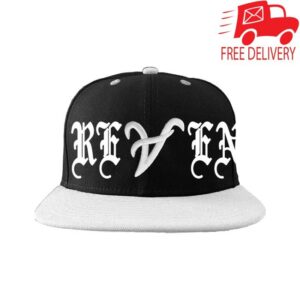 Revenge Merch Store Atl Embroidered Hat Black White