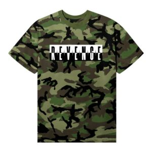 Revenge Merch Store Good Day Tee Green Camo