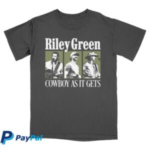 Riley Green Merch Store Cowboy Photo Tee