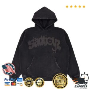 Sad Boyz Merch Store Charcoal Hoodie