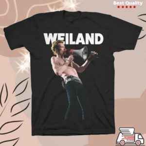 Scott Weiland Merch Store Scott Weiland Megaphone T-Shirt Black