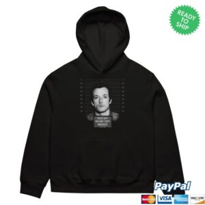 Scott Weiland Merch Store Scott Weiland Rock N Roll Outlaw Mugshot Vintage Oversized Heavyweight Hoodie