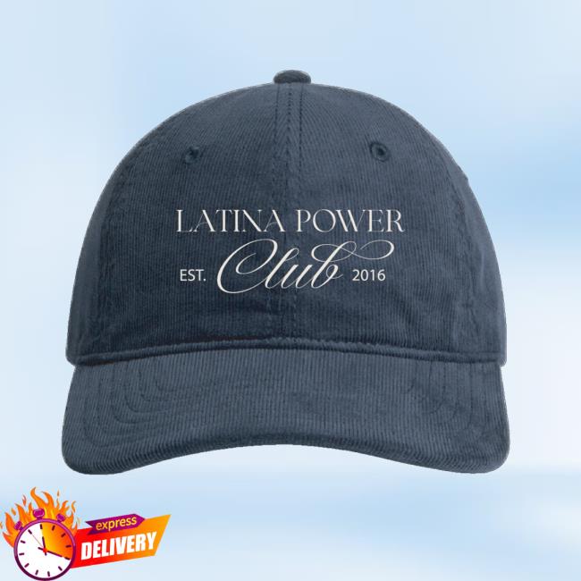 Shop Jzd Merch Latina Power Corduroy Cap (Navy) 3 Shop Jzd Merch Latina Power Corduroy Cap (Navy)