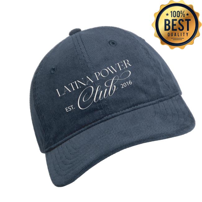 Shop Jzd Merch Latina Power Corduroy Cap (Navy) 4 Shop Jzd Merch Latina Power Corduroy Cap (Navy)