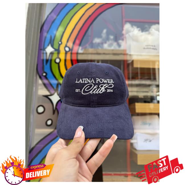 Shop Jzd Merch Latina Power Corduroy Cap (Navy) 5 Shop Jzd Merch Latina Power Corduroy Cap (Navy)
