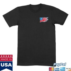 Shreddy Lyfe Merch Store Flame Flag Shirt