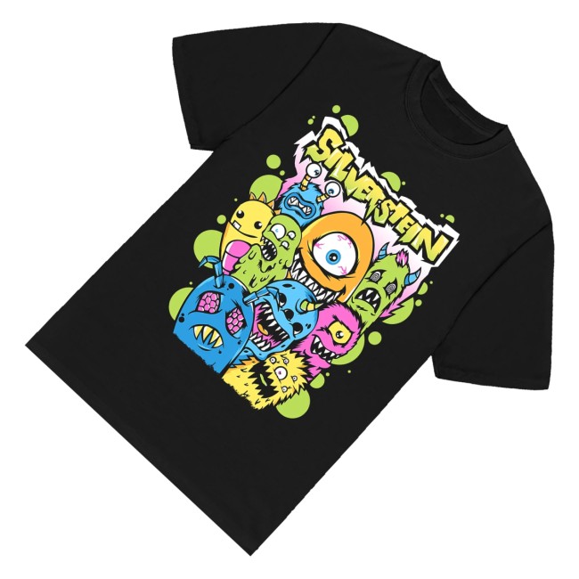 Silverstein Merch Store Creatures Throwback Tee 3 Silverstein Merch Store Creatures Throwback Tee