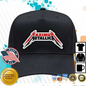 Siriusxm Store Merch Maximum Metallica Black Baseball Hat
