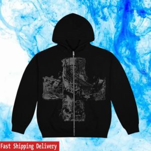 Sofaygo Merch Store Mania Skull Zip Hoodie