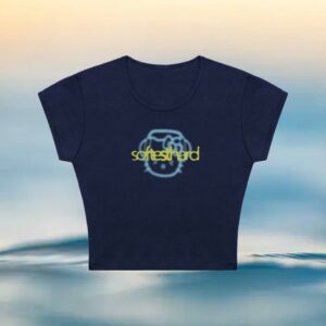 Softest Hard Forever Merch Store Sft Kitty Baby Tee (Navy)