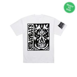 Stray Rats Merch Store Murderer Tee White
