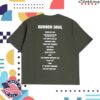 The Beatles Merch Store Rubber Soul Boxy Tracklist Tee