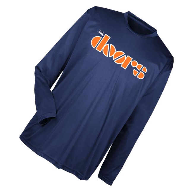 The Doors Merch Store Logo Longsleeve Athletic T-Shirt 3 The Doors Merch Store Logo Longsleeve Athletic T-Shirt