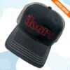 The Doors Merch Store Unstructured Mesh Trucker Logo Hat 1 The Doors Merch Store Unstructured Mesh Trucker Logo Hat