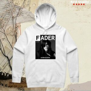 The Fader Merch Store Underscores V2 The Fader Hoodie White