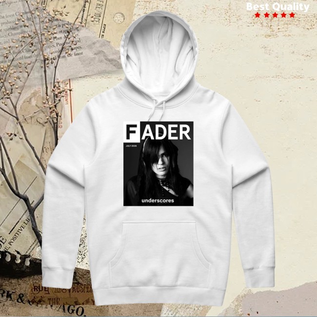 The Fader Merch Store Underscores V2 The Fader Hoodie White 2 The Fader Merch Store Underscores V2 The Fader Hoodie White