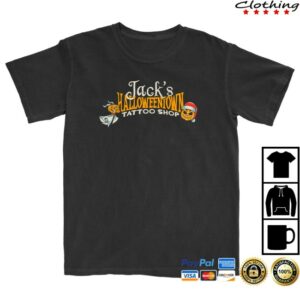 The Lost Bros Merch Store Jack's Halloweentown Tattoo Shop Tee
