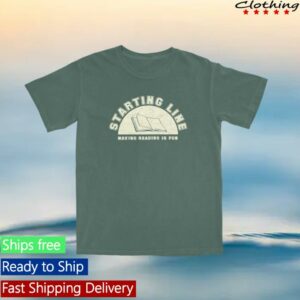 The Starting Line Store Merch Reading Is Fun Tee