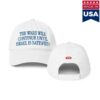 Tucker Carlson Merch Store Wars Will Continue Baseball Hat White