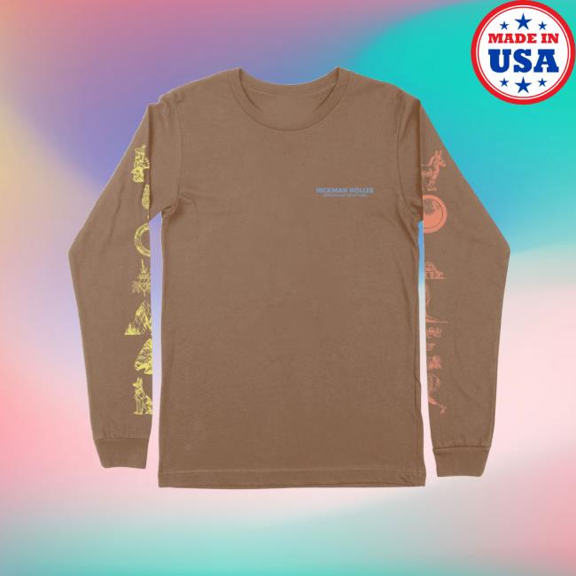 Tyler Childers Merch Store Hickman Holler Symbols Brown Long Sleeve T-Shirt 3 Tyler Childers Merch Store Hickman Holler Symbols Brown Long Sleeve T-Shirt