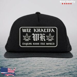 Wiz Khalifa Merch Store Chrome Leaf Patch Hat