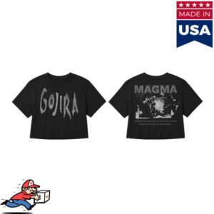Wmc Store Merch Gojira Magma Live Womens Crop Top