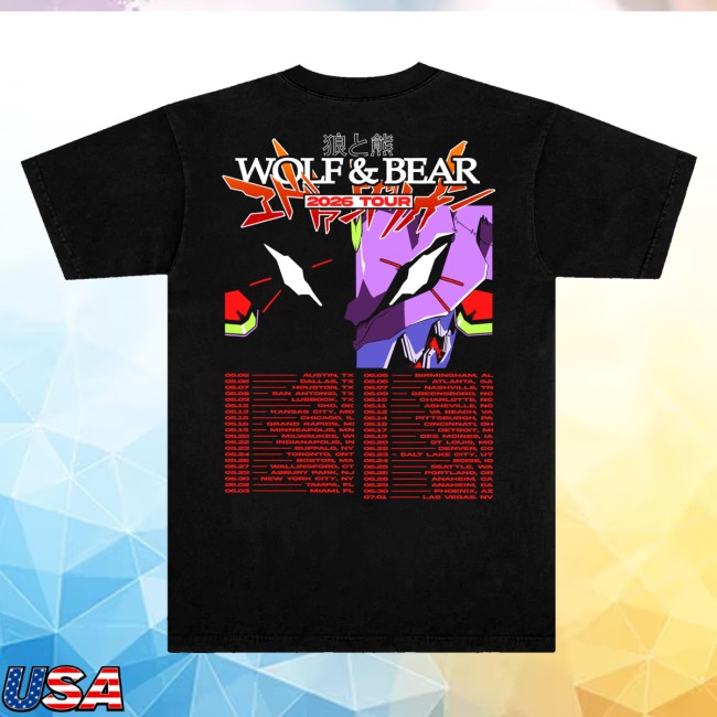Wolf And Bear Merch Store Nge Tour Tee 4 Wolf And Bear Merch Store Nge Tour Tee