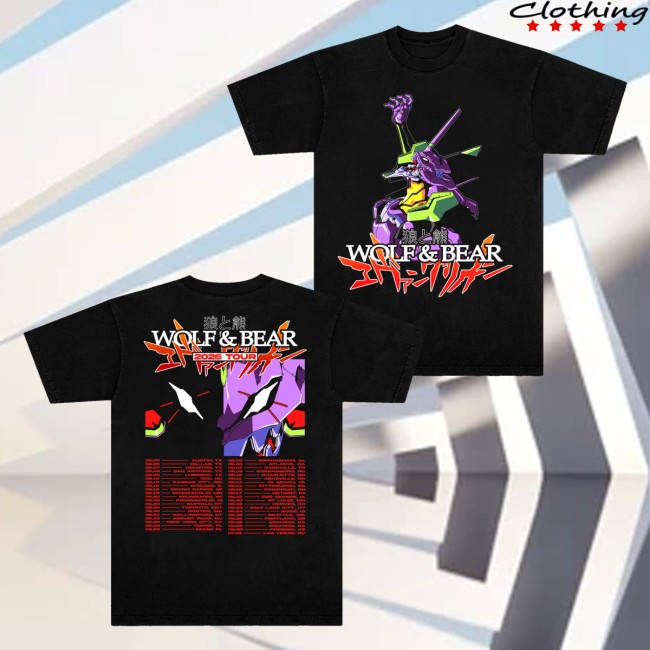 Wolf And Bear Merch Store Nge Tour Tee 5 Wolf And Bear Merch Store Nge Tour Tee