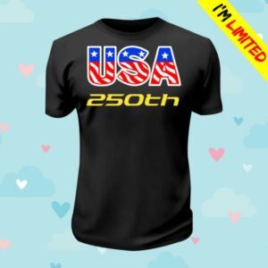 X Peri Merch Store July 4Th 250Th Anniversary Commemorative Usa T-Shirt
