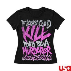 A Heartwell Ending Merch Store Kill Womens Tee Black Pink