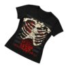 A Heartwell Ending Merch Store Ribcage Womens Tee Black