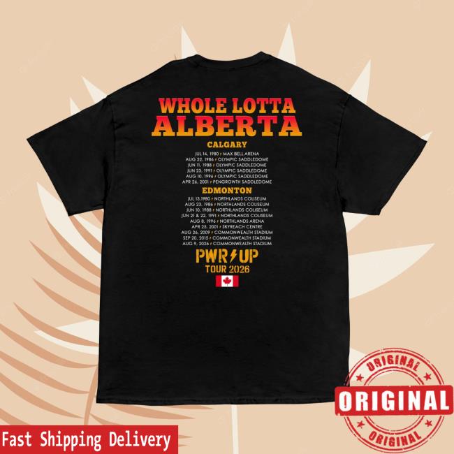 Acdc Merch Store Edmonton Pwr Up Tour T-Shirt 4 Acdc Merch Store Edmonton Pwr Up Tour T-Shirt