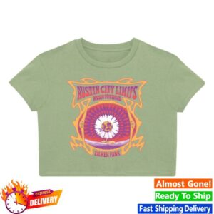 Acl Festival Merch Store Daisy Lineup Crop Tee