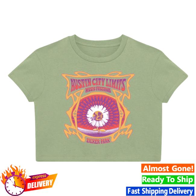 Acl Festival Merch Store Daisy Lineup Crop Tee 3 Acl Festival Merch Store Daisy Lineup Crop Tee