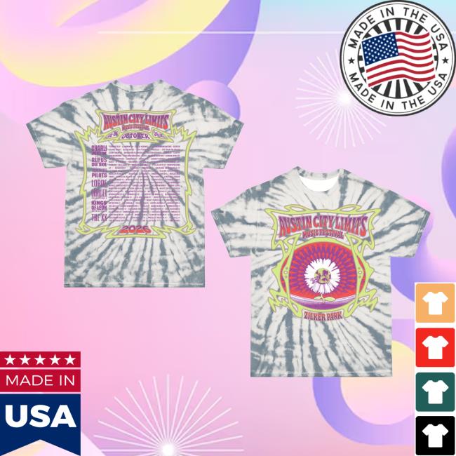 Acl Festival Merch Store Daisy Lineup Tee 5 Acl Festival Merch Store Daisy Lineup Tee