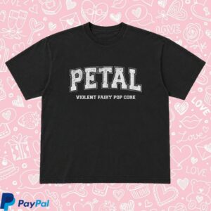 Ariana Grande Merch Store Petal Core T-Shirt (Black)