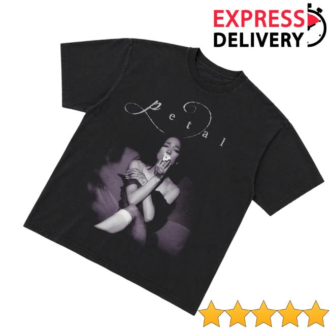 Ariana Grande Store Merch Petal Script T-Shirt 4 Ariana Grande Store Merch Petal Script T-Shirt