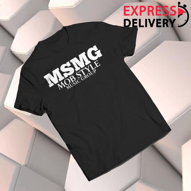 Big Pokey Merch Store Msmg (Mob Style Music Group) Classic Logo Tee 3 Big Pokey Merch Store Msmg (Mob Style Music Group) Classic Logo Tee