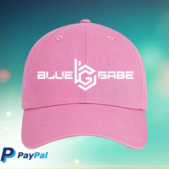 Bluegabe Merch Store Pink Twill Bluegabe Hat 2 Bluegabe Merch Store Pink Twill Bluegabe Hat