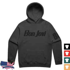 Bon Jovi Store Merch Bon Jovi Tonal Hoodie