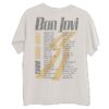 Bon Jovi Store Merch Slippery When Wet Tour Retro Bone T-Shirt