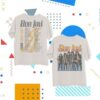 Bon Jovi Store Merch Slippery When Wet Tour Retro Bone T-Shirt