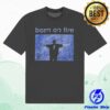 Born On Fire Merch Store Blessd X Born On Fire Tee Black Blue