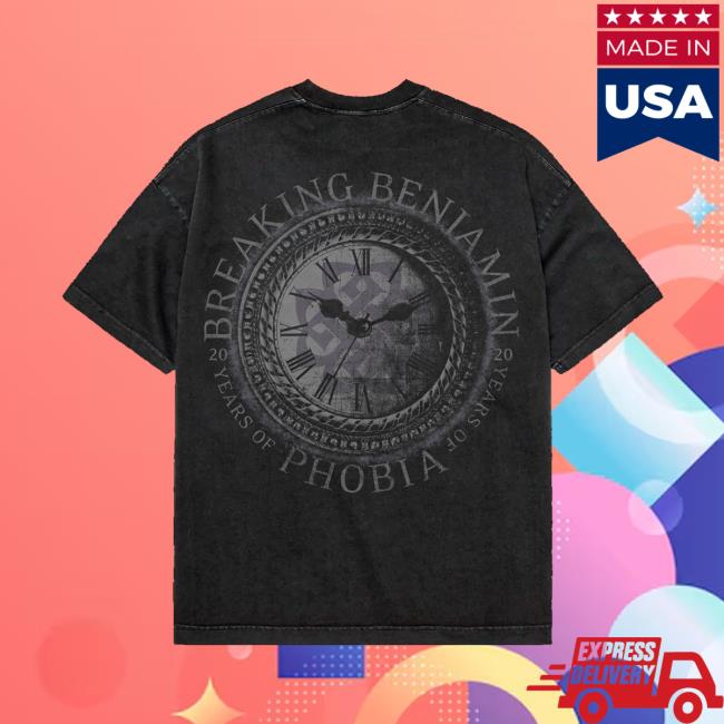 Breaking Benjamin Merch Store 20 Years Of Phobia Tee 4 Breaking Benjamin Merch Store 20 Years Of Phobia Tee