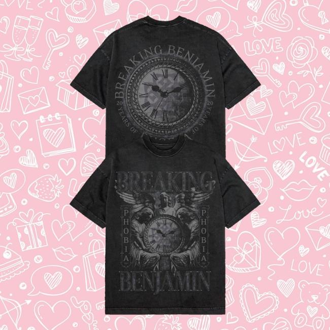 Breaking Benjamin Merch Store 20 Years Of Phobia Tee 5 Breaking Benjamin Merch Store 20 Years Of Phobia Tee