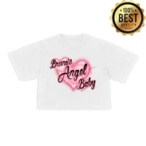 Bruno Mars Store Merch Angel Baby Cropped Tee