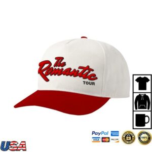 Bruno Mars Store Merch The Romantic Tour Hat White
