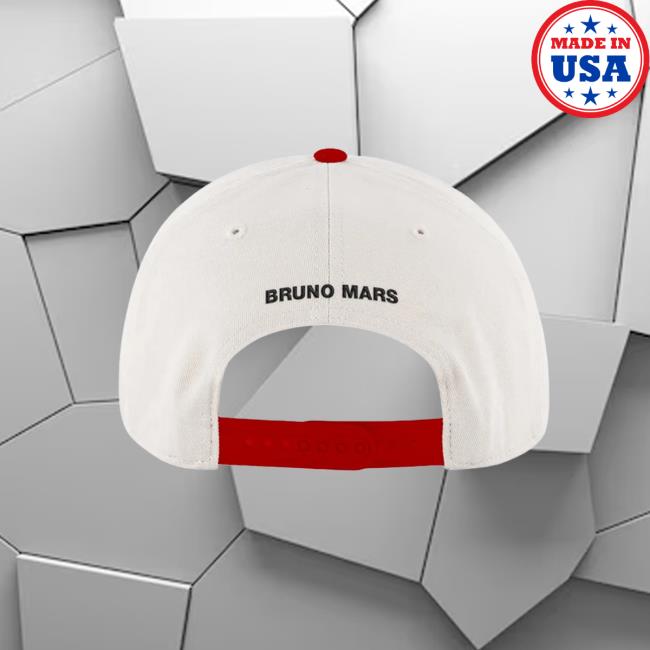 Bruno Mars Store Merch The Romantic Tour Hat White 4 Bruno Mars Store Merch The Romantic Tour Hat White