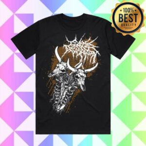 Cattle Decapitation Merch Store Dual Skulls Tee
