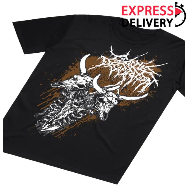 Cattle Decapitation Merch Store Dual Skulls Tee 5 Cattle Decapitation Merch Store Dual Skulls Tee